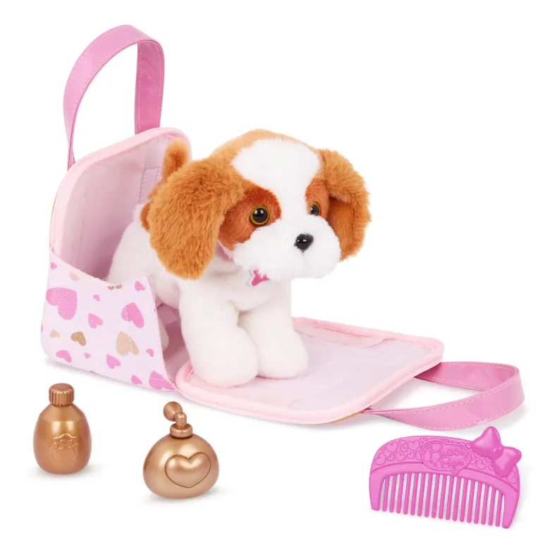 Pucci Pups Dog in Heart-Shaped Bag