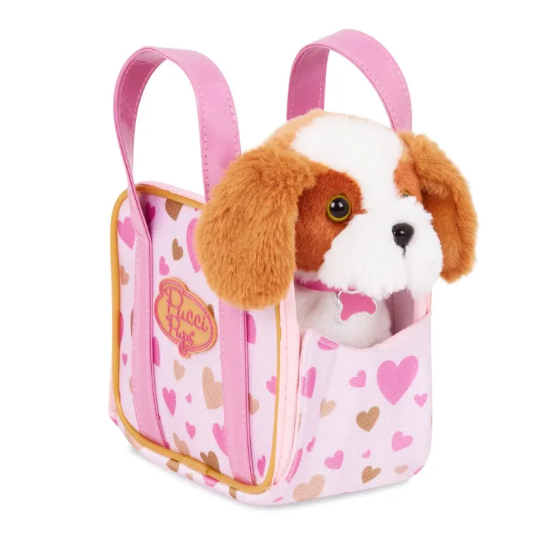 Pucci Pups Dog in Heart-Shaped Bag