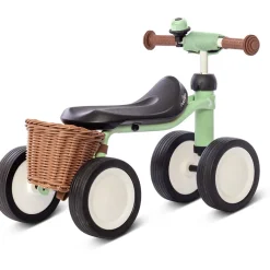 Puky Pukylino Bundle, My First Bike, Balance Trainer with Basket, Pastel Green - From 1 Year