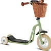 Puky Scooter with Basket, Pastel Green - Suitable for Ages 2 and Up