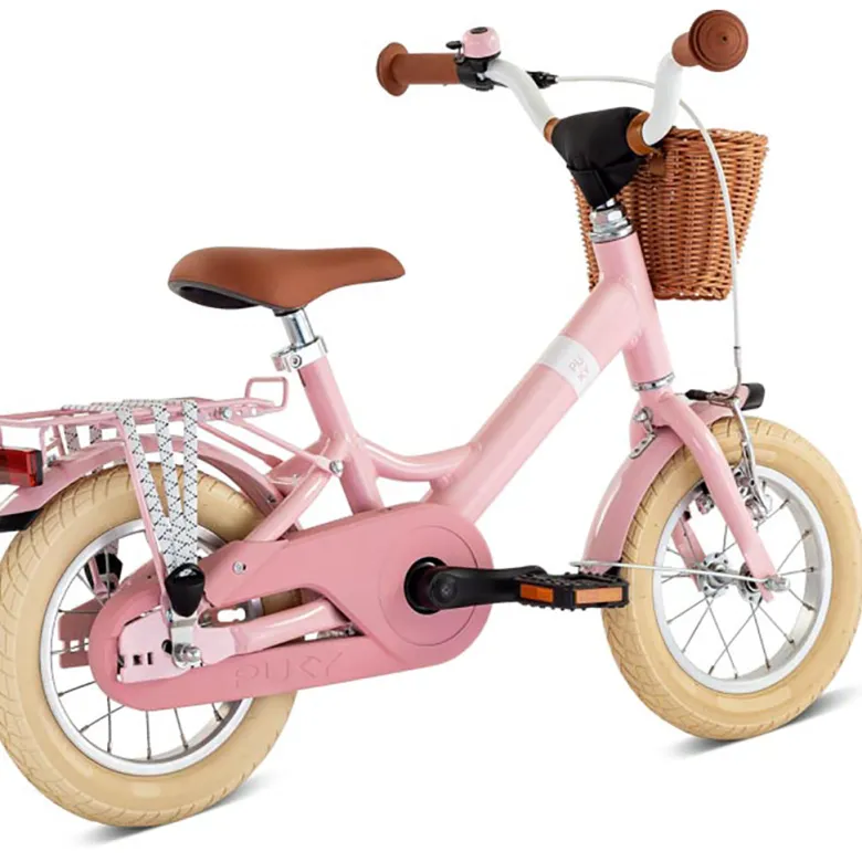 Puky Youke Classic 12" Children's Bicycle Retro Rose – Suitable from 3 Years