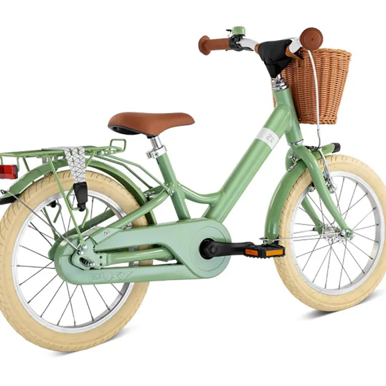 Puky Youke Classic Children's Bicycle 16" Retro Green - Ages 4+