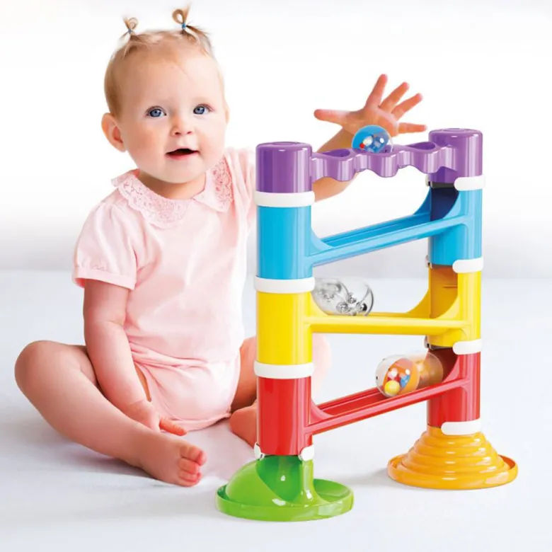 Quercetti Marble Run, Migoga Tower with Sound - 17 Pieces