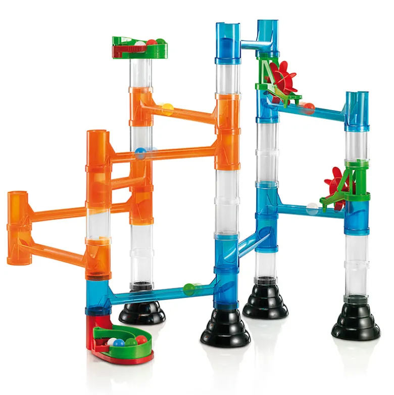 Quercetti Marble Track, Migoga Marble Run - Transparent