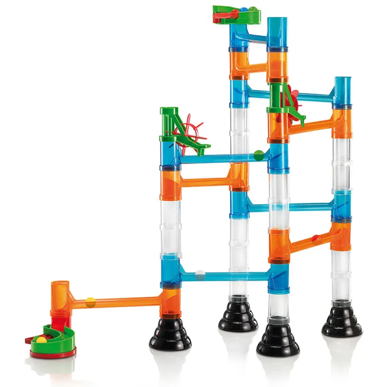 Quercetti Marble Track, Migoga Marble Run - Transparent