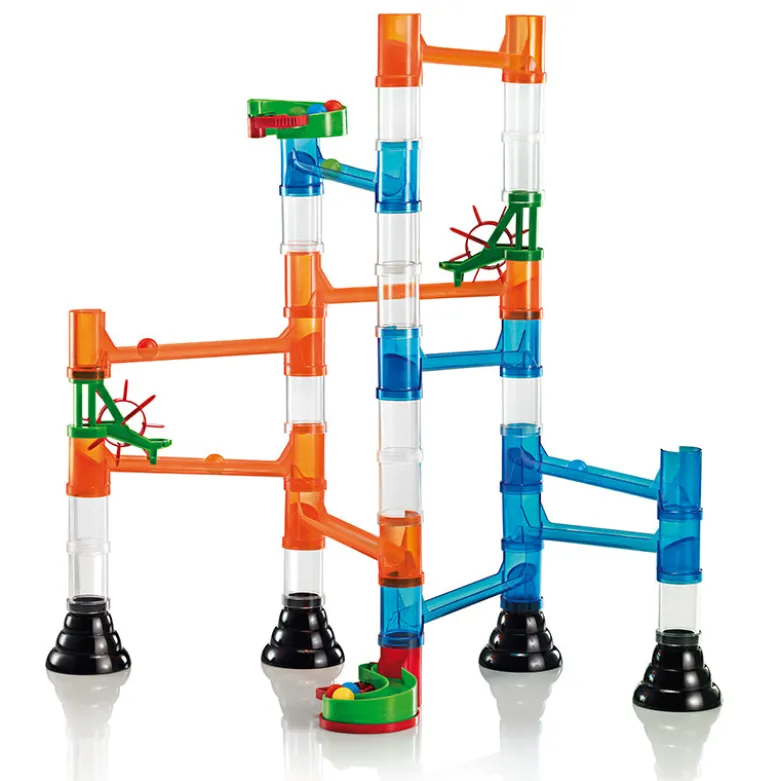 Quercetti Marble Track, Migoga Marble Run - Transparent