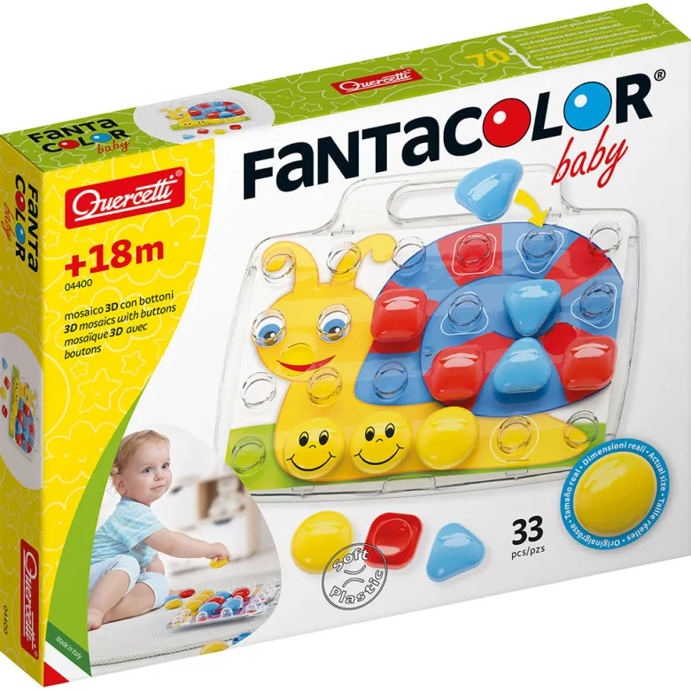 Quercetti Pegboard, Fantacolor Baby Starter Set