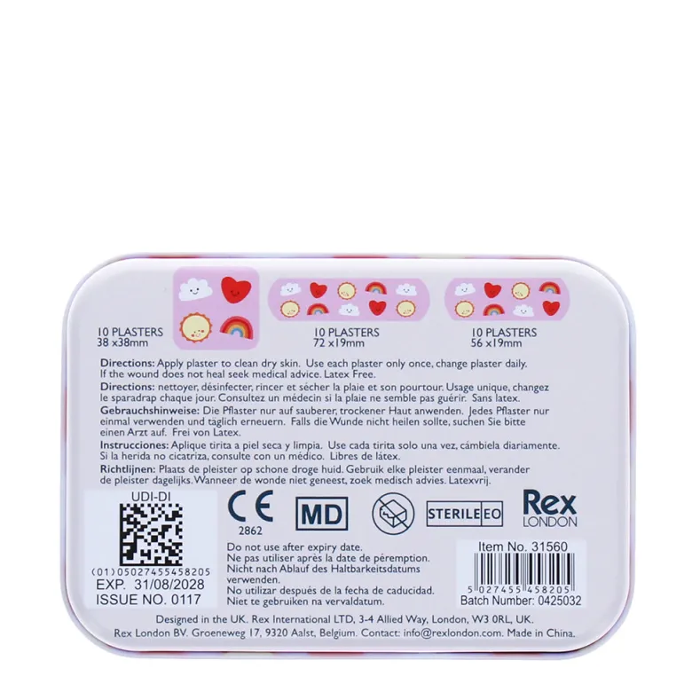 Rex London Bandages, Set of 30 - Kawaii Sunshine Theme
