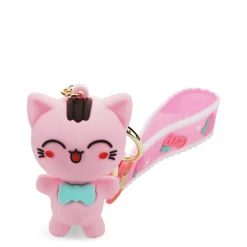 Rex London Keyring with Charm, Cat