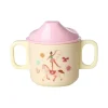 Rice Baby Cup with Two Handles, Pink