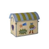 Rice Basket House for Storage, Natural – Hero Theme Blue