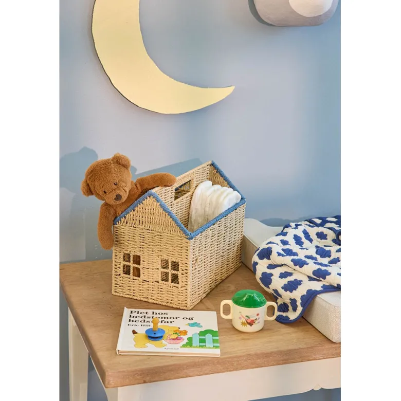 Rice House Book Organizer - Blue
