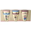 Rice Melamine Cups, Multicoloured, Nathalie Lété Print, 6-Pack - Small
