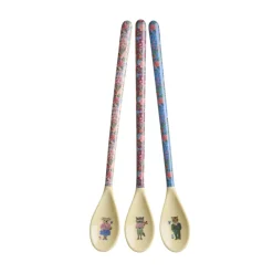 Rice Melamine Latte Spoon, Assorted Colors - Nathalie Lété Print