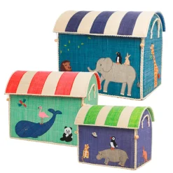 Rice Storage Basket, Animal Design