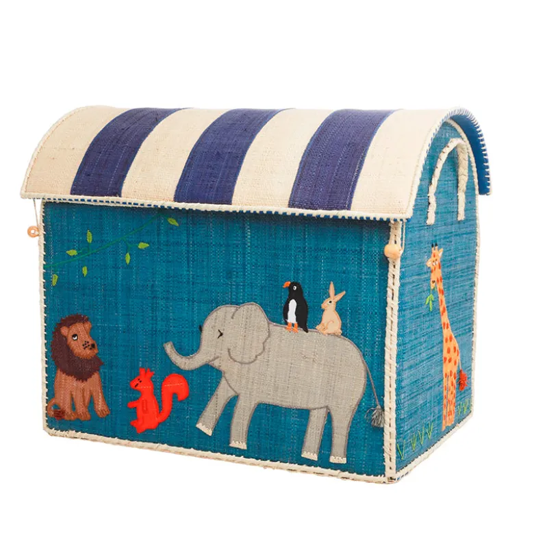 Rice Storage Basket, Animal Design
