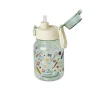 Rice Tritan Water Bottle, 700 ml – Soft Green Sports Print