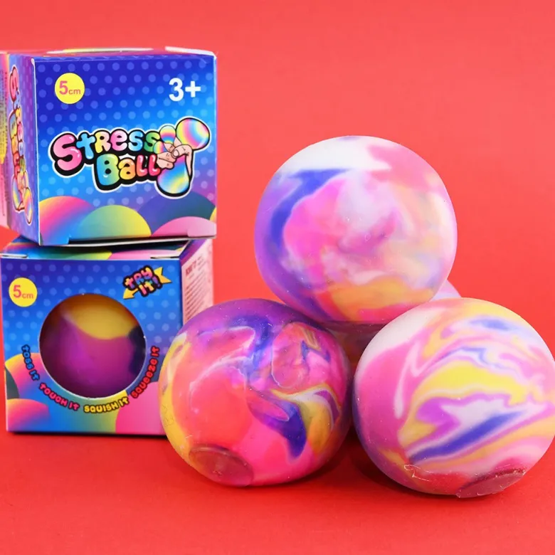 Robetoy Squeeze Ball with Marble Flour Filling