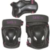 Save My Bones, Protective Gear for Roller Skating, Pink - Size XS-M