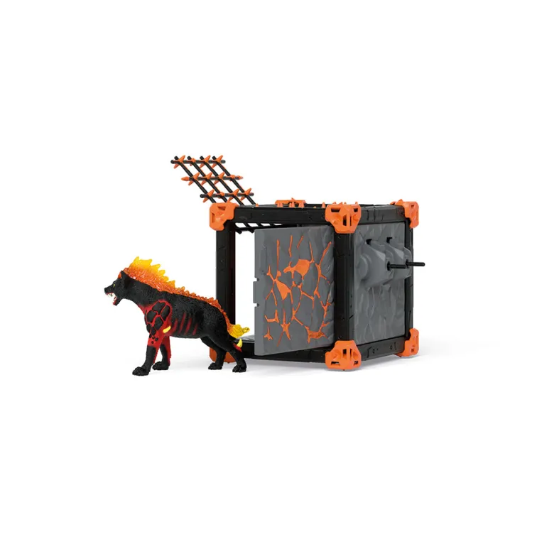Schleich Eldrador Battle Cave Lava Hyena
