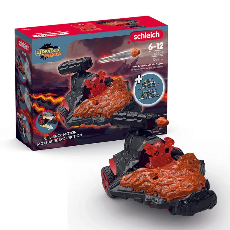 Schleich Eldrador Lava Jet Vehicle with Mini Creature