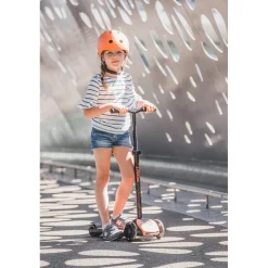 Scoot and Ride Highway Kick 5 Scooter - LED Peach