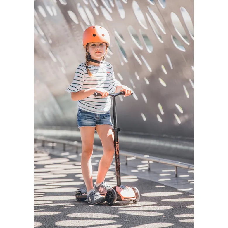Scoot and Ride Highway Kick 5 Scooter - LED Peach