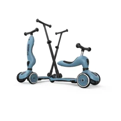 Scoot and Ride, Highway Kick 1, Push & Go Scooter with Push Bar - Steel