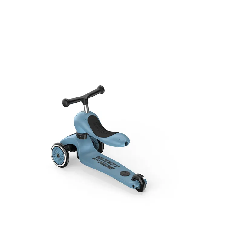 Scoot and Ride, Highway Kick 1, Push & Go Scooter with Push Bar - Steel