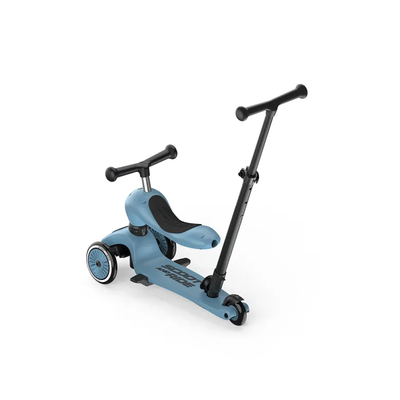 Scoot and Ride, Highway Kick 1, Push & Go Scooter with Push Bar - Steel