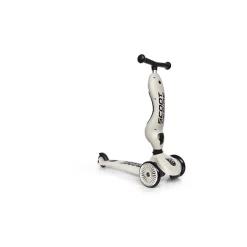 Scoot and Ride, Highway Kick 1, Push & Go Scooter with Push Bar - Ash