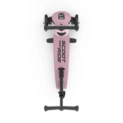 Scoot and Ride, Highway Kick 1, Push & Go Scooter with Push Bar - Wildberry