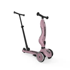 Scoot and Ride, Highway Kick 1, Push & Go Scooter with Push Bar - Wildberry