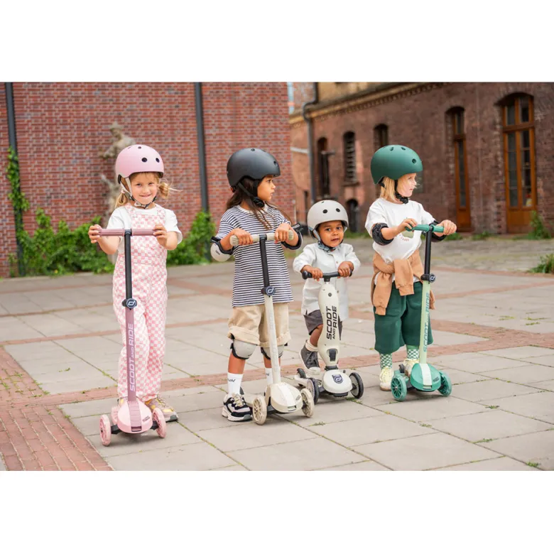 Scoot and Ride Highway Kick 3S, Scooter - LED Rose