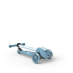 Scoot and Ride Highway Kick 3S Scooter - LED Steel