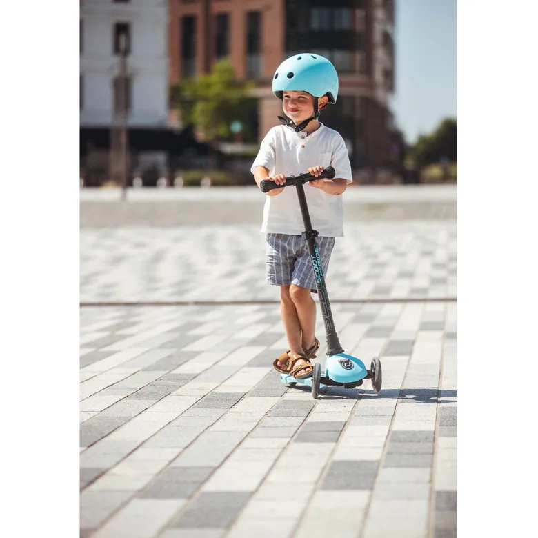 Scoot and Ride Highway Kick 3 Scooter – LED Blueberry