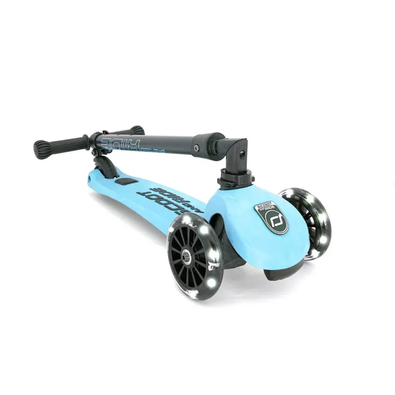 Scoot and Ride Highway Kick 3 Scooter – LED Blueberry