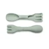 Scrunch Sand Toy, Shovel/Rake Combo - Double-Digger - Dusty Green