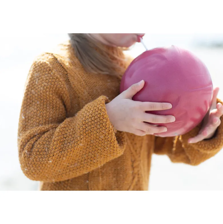 Scrunch-ball, inflatable soft ball – Cherry Red