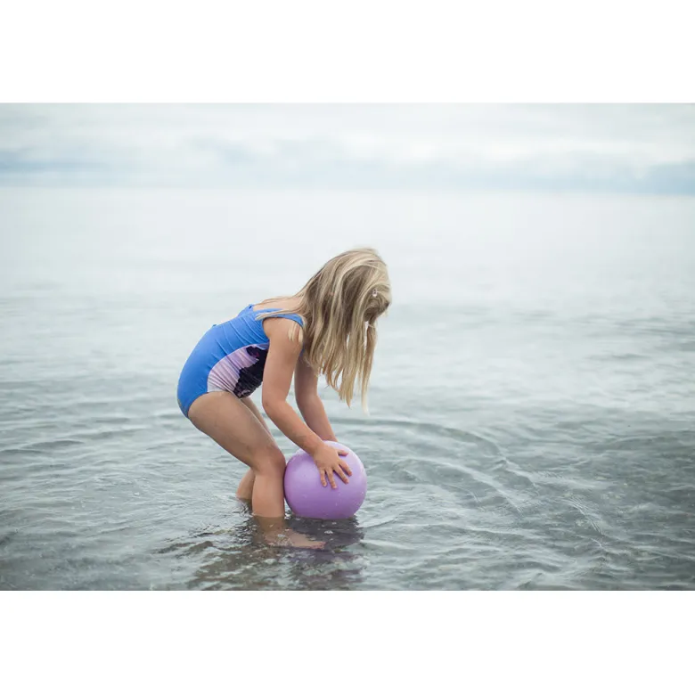 Scrunch-Ball, Inflatable Soft Ball - Ice Cream Purple