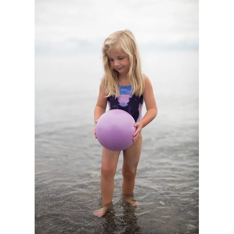 Scrunch-Ball, Inflatable Soft Ball - Ice Cream Purple