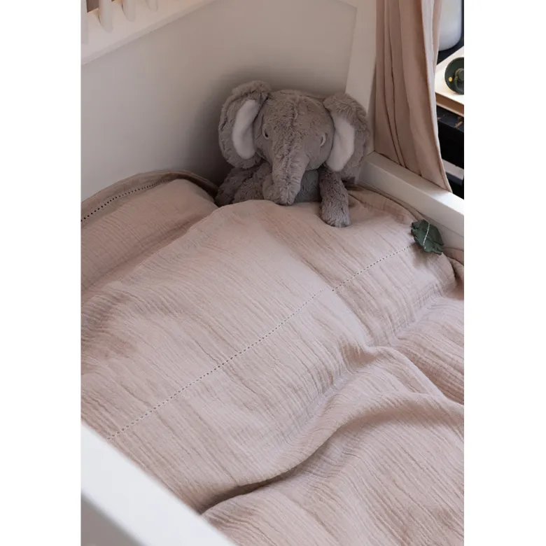 Sebra Baby Bedding, Muslin - Seabreeze Beige