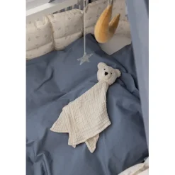 Sebra Baby Bedding, Organic - Forest Lake Blue