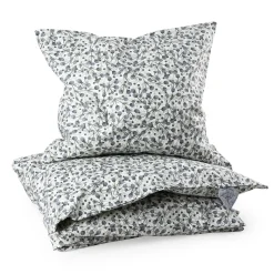 Sebra Baby Bedding, Organic - Blue Olive