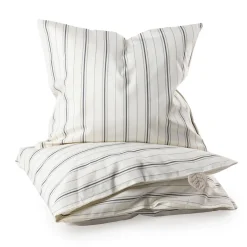 Sebra Baby Bedding, Organic - Cream Stripe