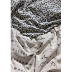 Sebra Baby Bedding, Organic - Cream Stripe