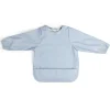 Sebra Baby Bib with Sleeves, Powder Blue