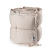 Sebra Baby Bumper, Kapok, Half Length - Birchbark Rose