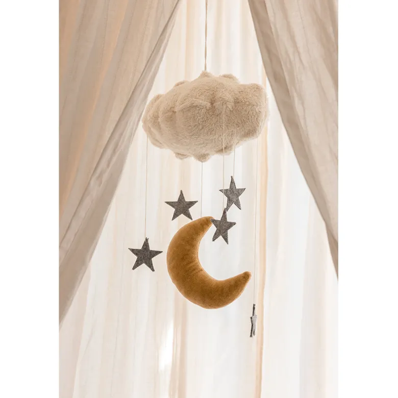 Sebra Baby Hanging Mobile - Moon & Stars
