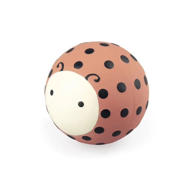 Sebra Bath Toy, Ladybug Beach Ball - Natural Rubber Latex